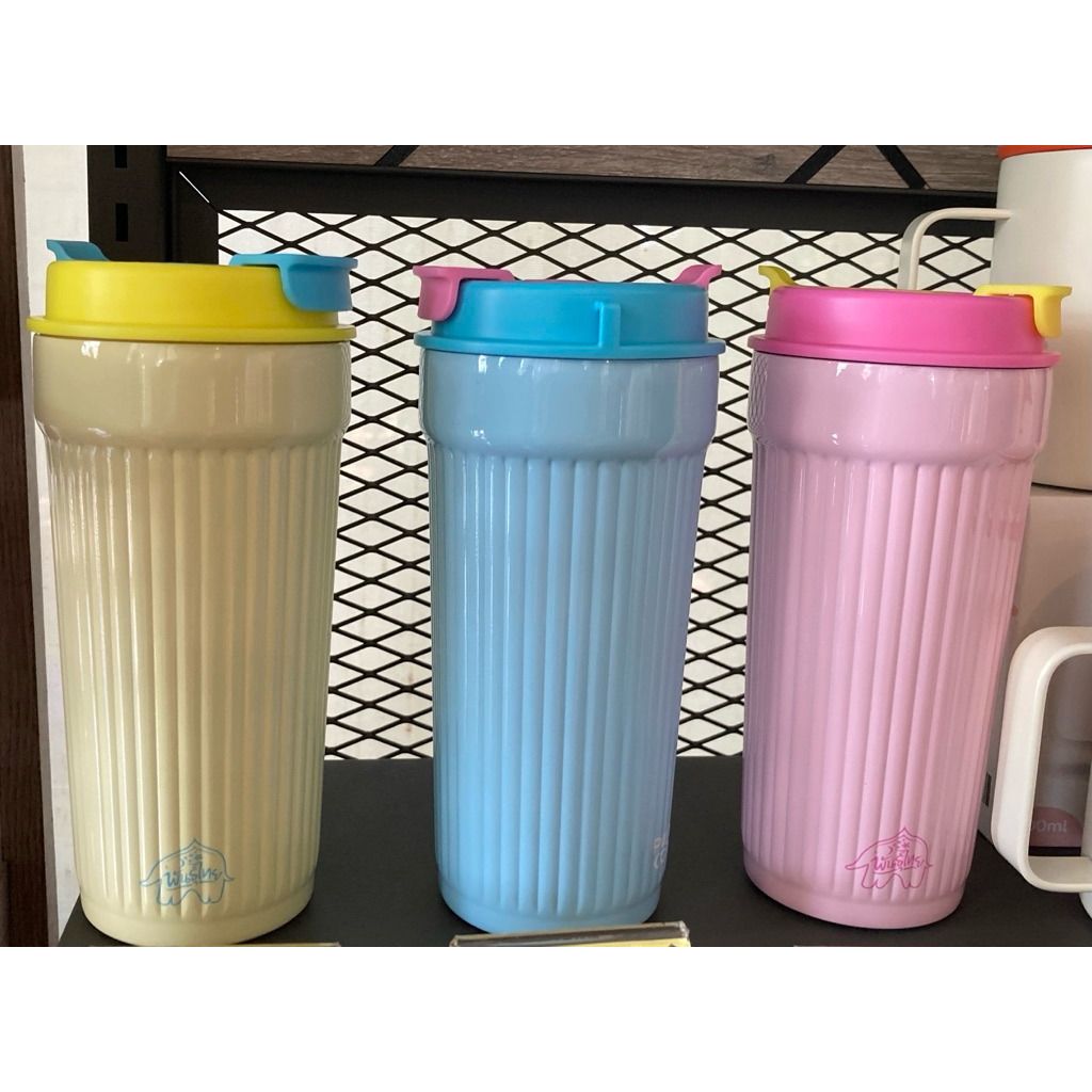 ตอนนี้มีพร้อมส่ง แก้วพันธุ์ไทย Lon Tumbler 500mL มี 3 สี สแตนเลสเคลือบเซรามิก Punthai Coffee Stainle