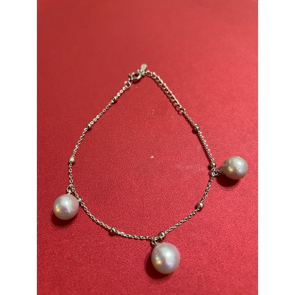 Pearl Bracelet-46/ Fresh Water Pearl, Bracelet with 5cm diameter