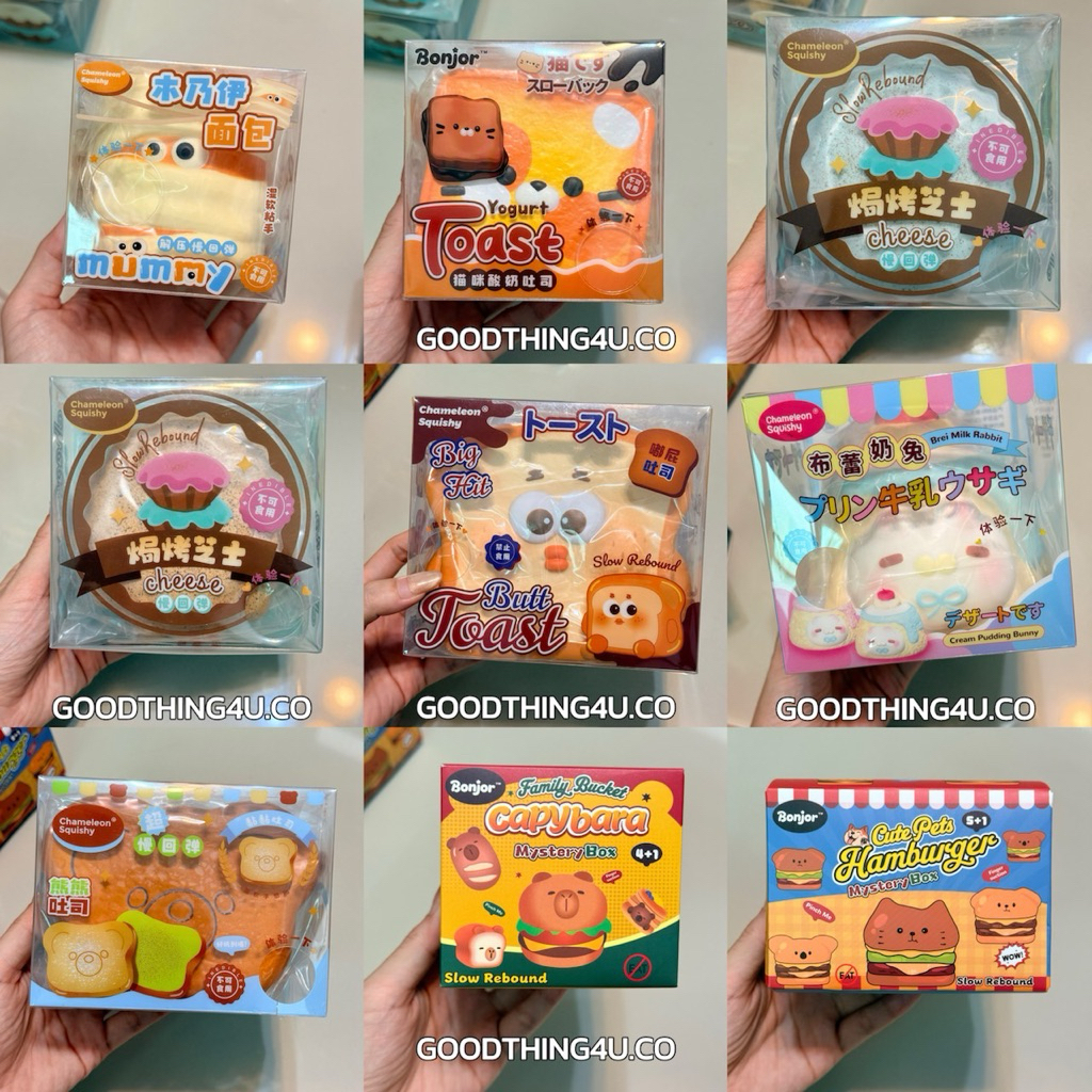 [ส่งจากไทย]🇹🇭📎 รวมสกุชชี่แบรนด์ Chameleon Sanfu สโลว์ Cs squishy