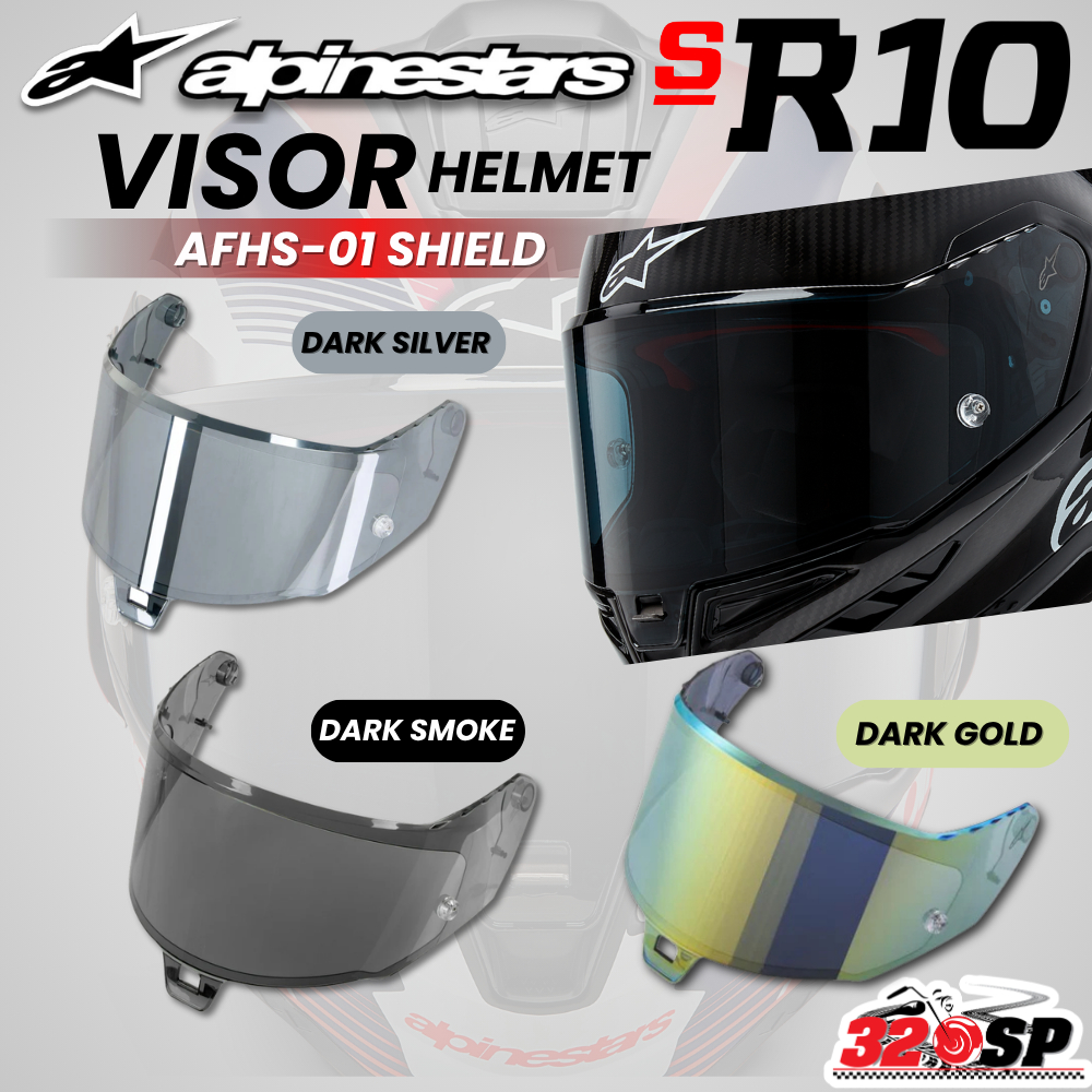 ชิลด์หมวกกันน็อค ALPINESTARS SUPERTECH R10 รหัส AFHS-01 ของใหม่ ส่งไว!! 320SP