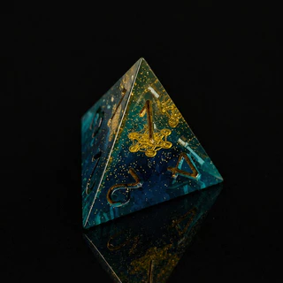 Sharp Edge Dice D4 D6 D8 D10 D12 D20 D100 (1ลูก, 1die) | DnD D&D MTG RPG TRPG บอร์ดเกม Magic เมจิก