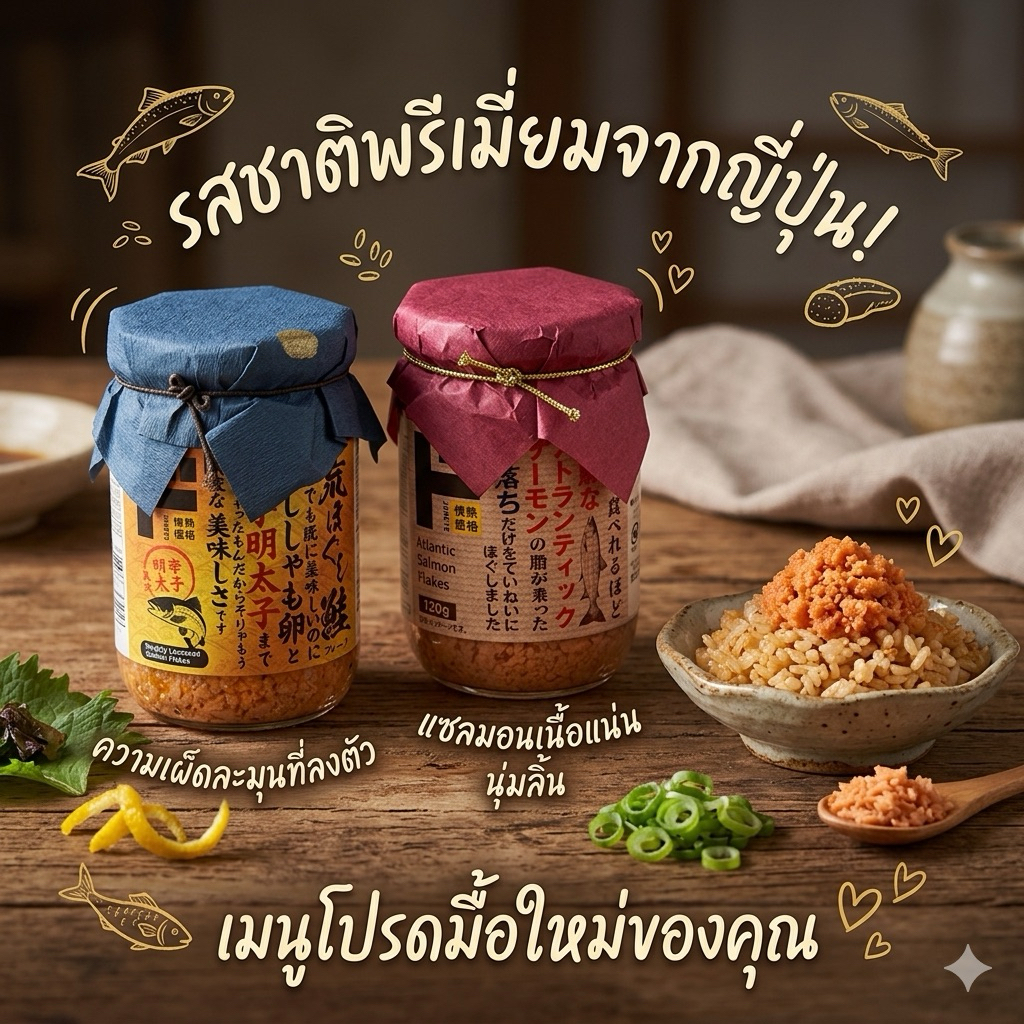 ‼️หิ้วใหม่ทุกรอบบิน‼️ไข่กุ้งผสมปลาแซลมอนสับปรุงรสจากญี่ปุ่น ทานได้เลยไม่ต้องปรุงหรืออุ่น อร่อยย 👍🏻
