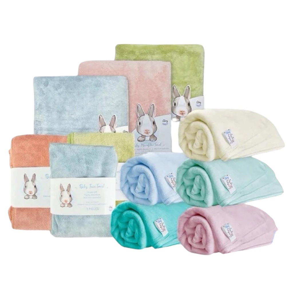 Airy ผ้าเช็ดตัวเนื้อนุ่ม ขนาด 70x140 ซม. เด็กทารก