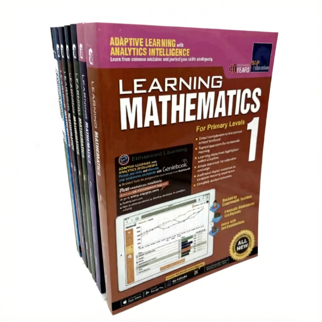 English Edition SAP Learning Mathematics Text Books+Exercise Books/9 Books