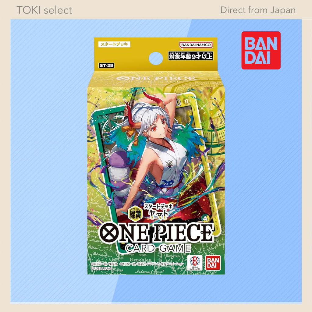 BANDAI ONE PIECE Card Game Starter Deck Green Yellow Yamato【ST-28】