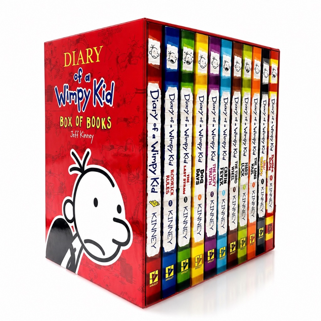 📚✨ Diary of a Wimpy Kid 25/16 เล่ม หนังสือการ์ตูนนิทานเด็ก