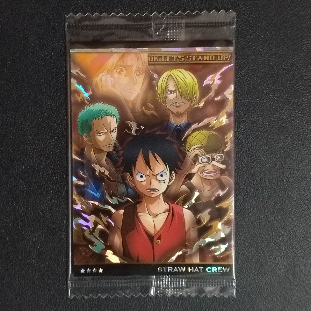 (Sealed Card) การ์ดวันพีช ONE PIECE STRAW HAT CREW WAFER JAPANESE BANDAI COLLECTION CARD