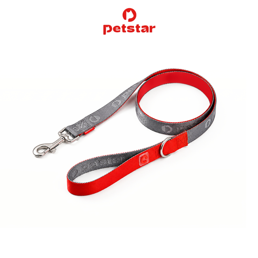 Petstar สายจูงสุนัข สายจูงสัตว์เลี้ยง Pet Leash สายยาว 1.2m ล็อคแน่นพิเศษ หัวหมุน 360° ป้องกันหลุด