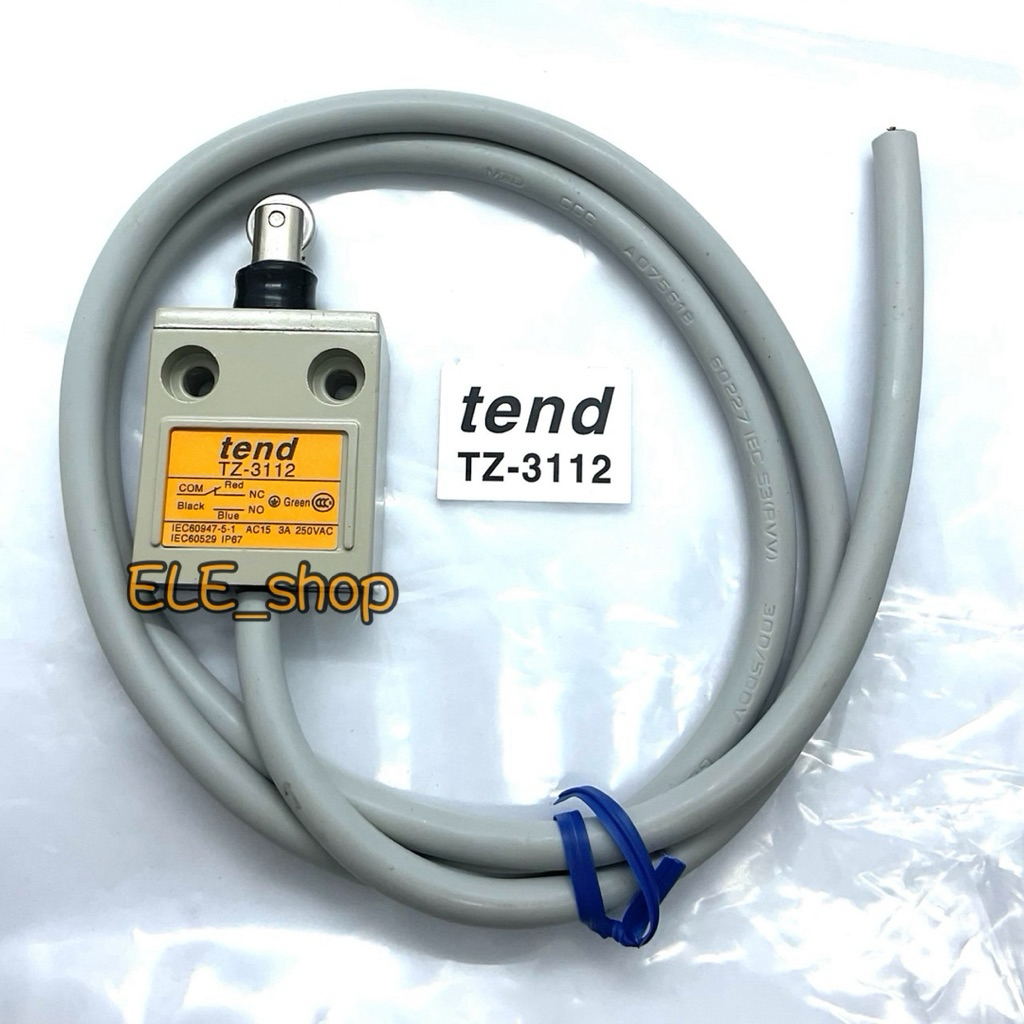 TZ-3112 Tend Limit Switch สายยาว 1M 1NO 1NC 3A 250VAC ลิมิต สวิตช์ มี4สาย พร้อมส่ง