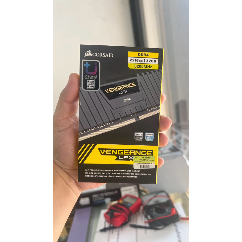 RAM CORSAIR 32 GB DDR4/3200 ( 16x2 )