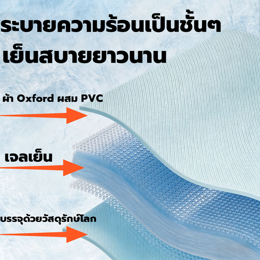 Pet Cool Bed  แผ่นรองนอนสัตว์เลี้ยง สุนัข ที่นอนเจลเย็น เบาะเย็นแมว แผ่นเย็นแมว เย็นสบาย นุ่มนวล สบายตัว ระบายอากาศดี ราคา ถูกที่สุด ดีลบีเคเค แกลเลอรีภาพที่ 7