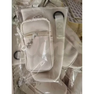 กระเป๋าใส่ขวดน้ำ กระเป๋าแก้วน้ำ กระเป๋าขวดน้ำแบบกันน้ำ มีสายสะพาย มีช่องใส่ของ จุได้เยอะ พกพาสะดวก