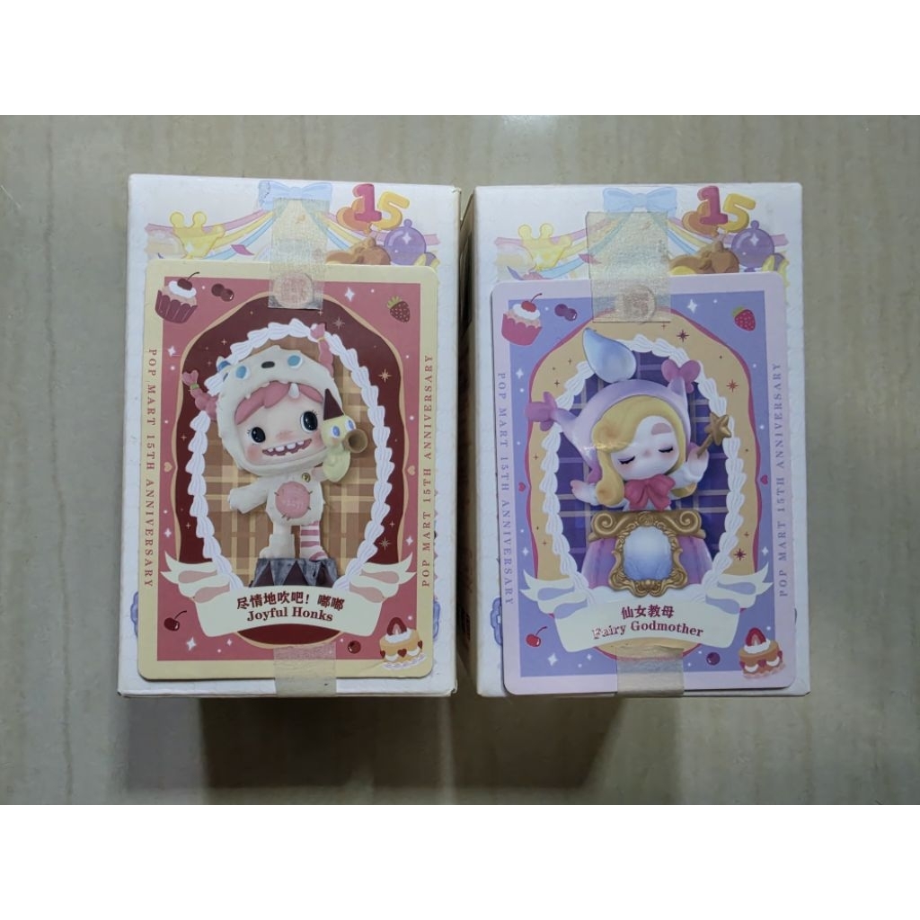 (Popmart ของแท้ เช็คการ์ด) Celebrating the moment popmart 15th anniversary