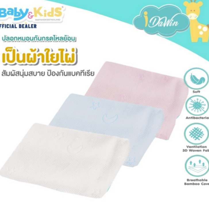 Idawin ปลอกหมอนกันกรดไหลย้อน/กันสำลัก ไซส์ S