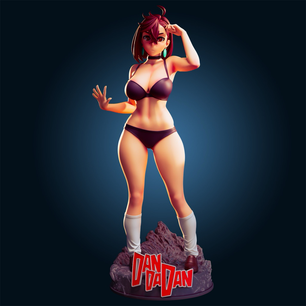 Momo Ayase - Dandadan 3D Resin Figure 20cm (Pre-Primed) ไม่ทำสี