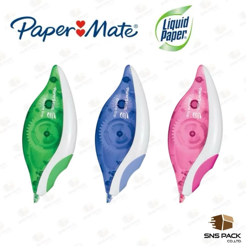 เทปลบคำผิด Paper Mate รุ่น Dryline Grip (มีให้เลือก 3 สี)