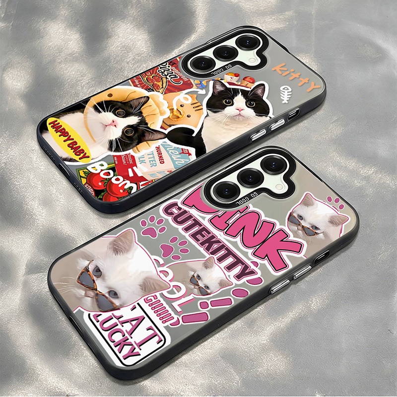 เคสทรศัพท์ IMD For Samsung A07 A17 A57 A37 A56 5G A55 5G A05S A06 A15 A16 A35 A54 A26 A36 A22 5G เคสโทรศัพท์ สีสันสดใส