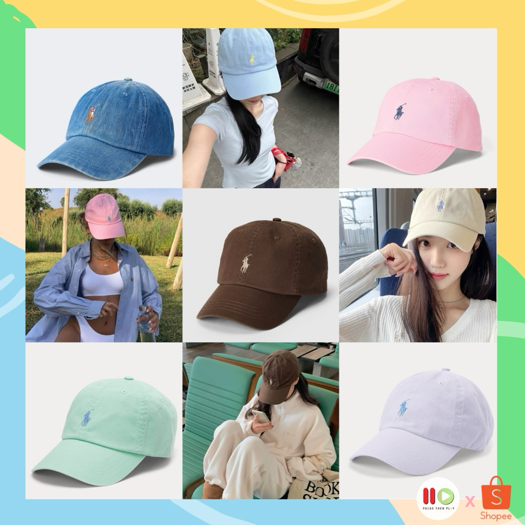 💰ลด 25%💰โค้ด •25XTRA50025• Ralph Lauren Classic Pony Ball Cap (Limited Colors)