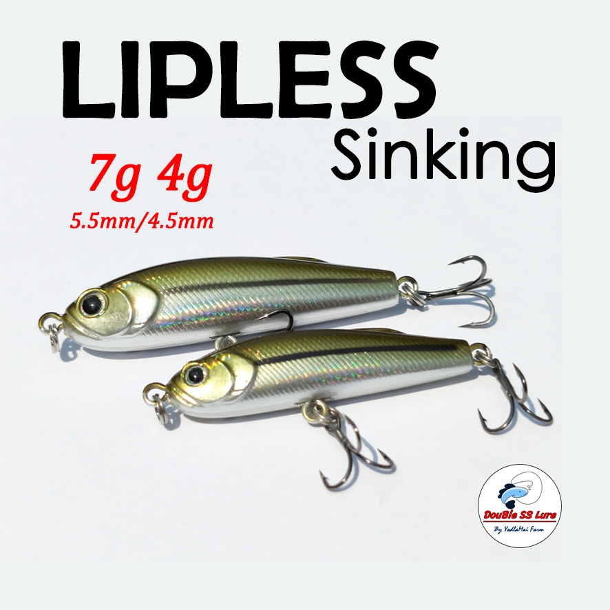 Double SS Lure Lipless sinking 7กรัม 4กรัม เหยื่อตกปลา