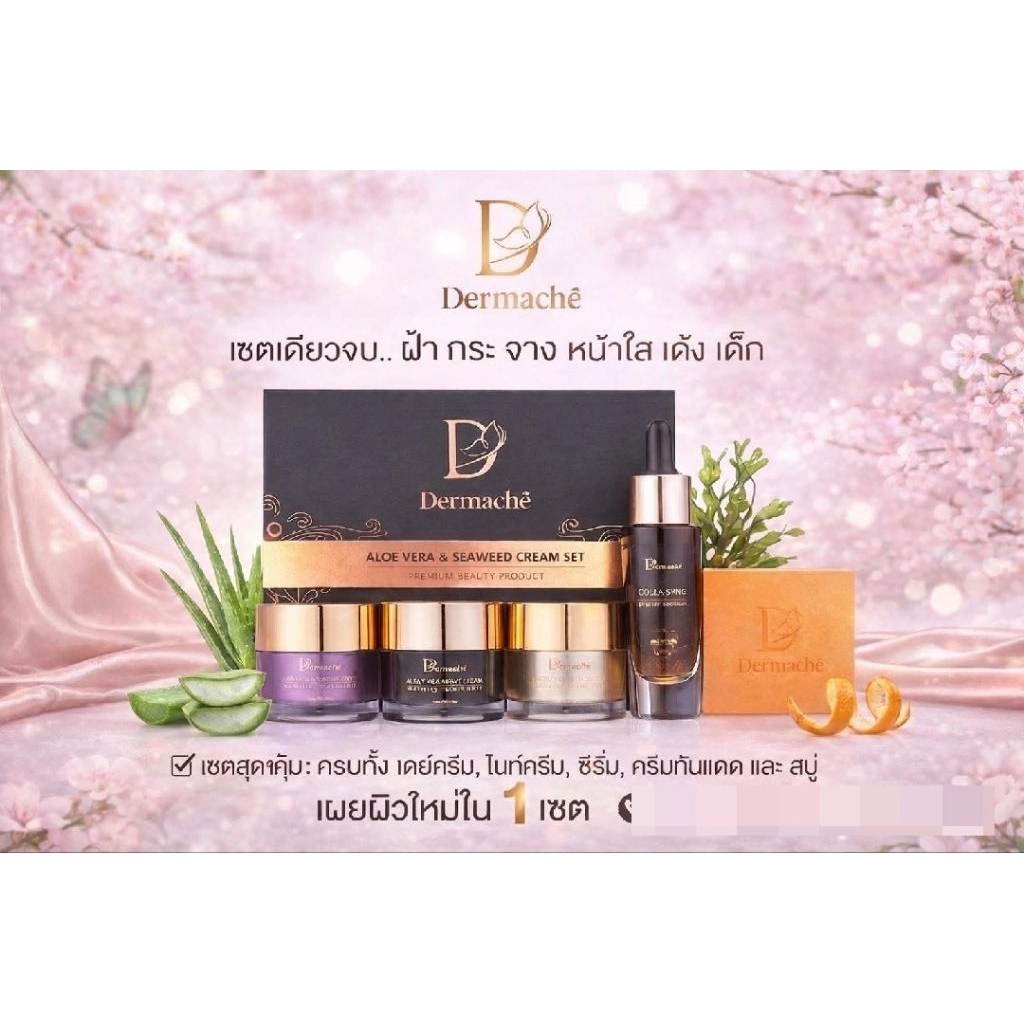 ครีมเดอร์มาเช่ ของแท้ แถมหนักที่สุดในช็อปปี้ Dermache