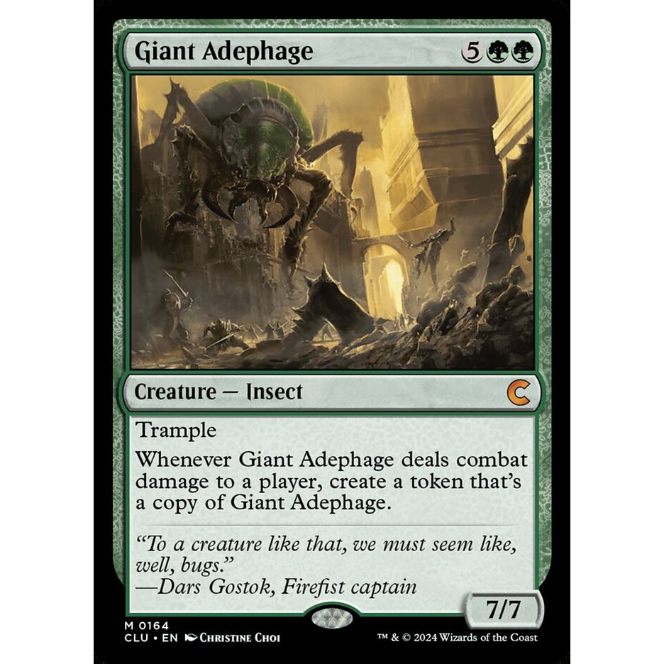 Ravnica: Clue Edition - [CLU] - (M) - [Giant Adephage] - [2024]