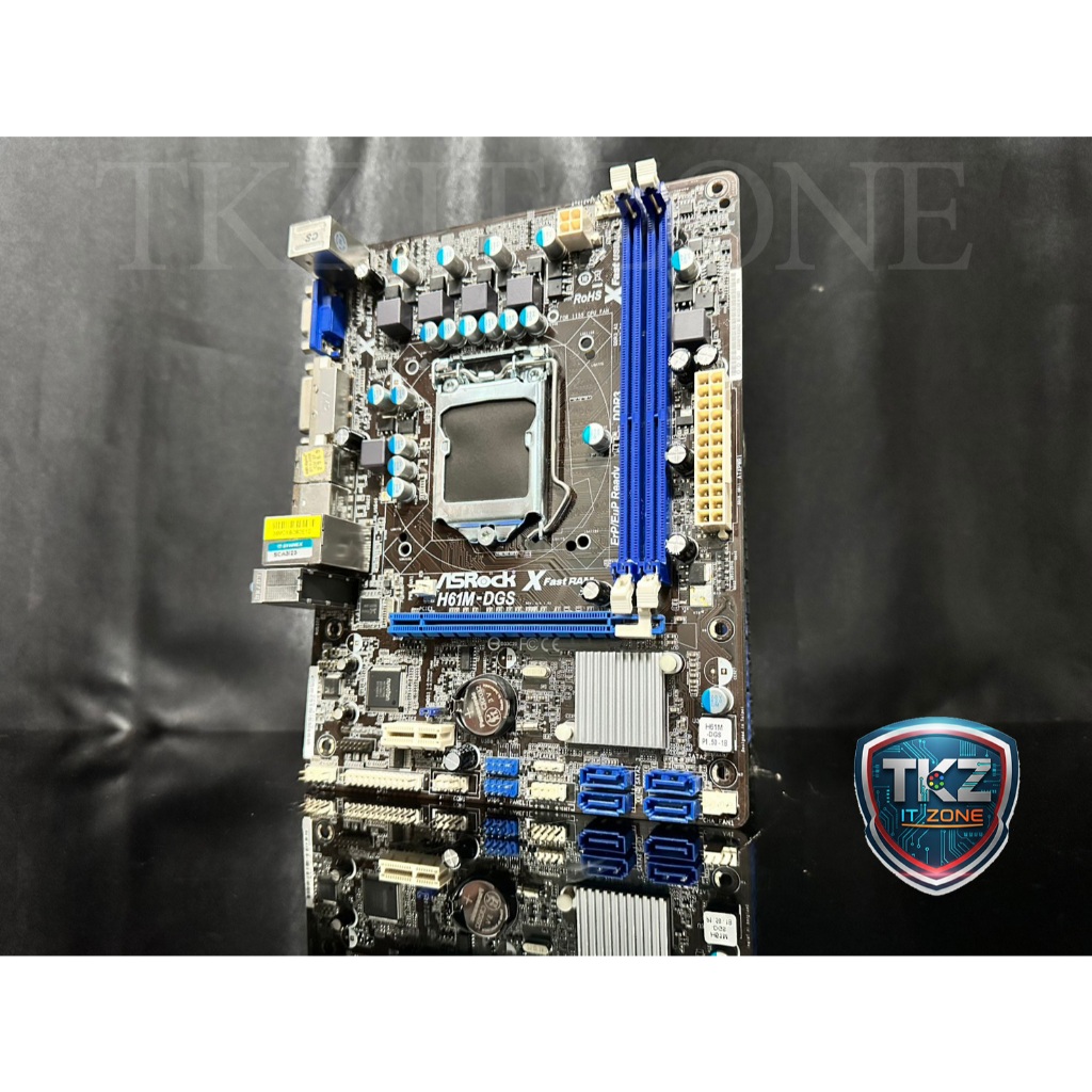 เมนบอร์ด(mainboard) ASROCK H61M-DGS (socket 1155)