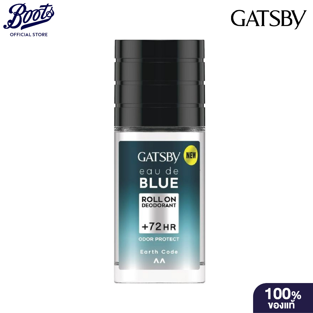 Gatsby Blue Roll-On Earth 50Ml แกสบี้ โอ เดอ บลู โรล ออน เอิร์ธ 50มล