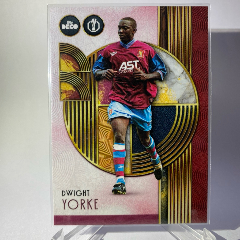 การ์ดนักฟุตบอล DWIGHT YORKE, ASTON VILLA, LEGENDS, TOPPS DECO 2025