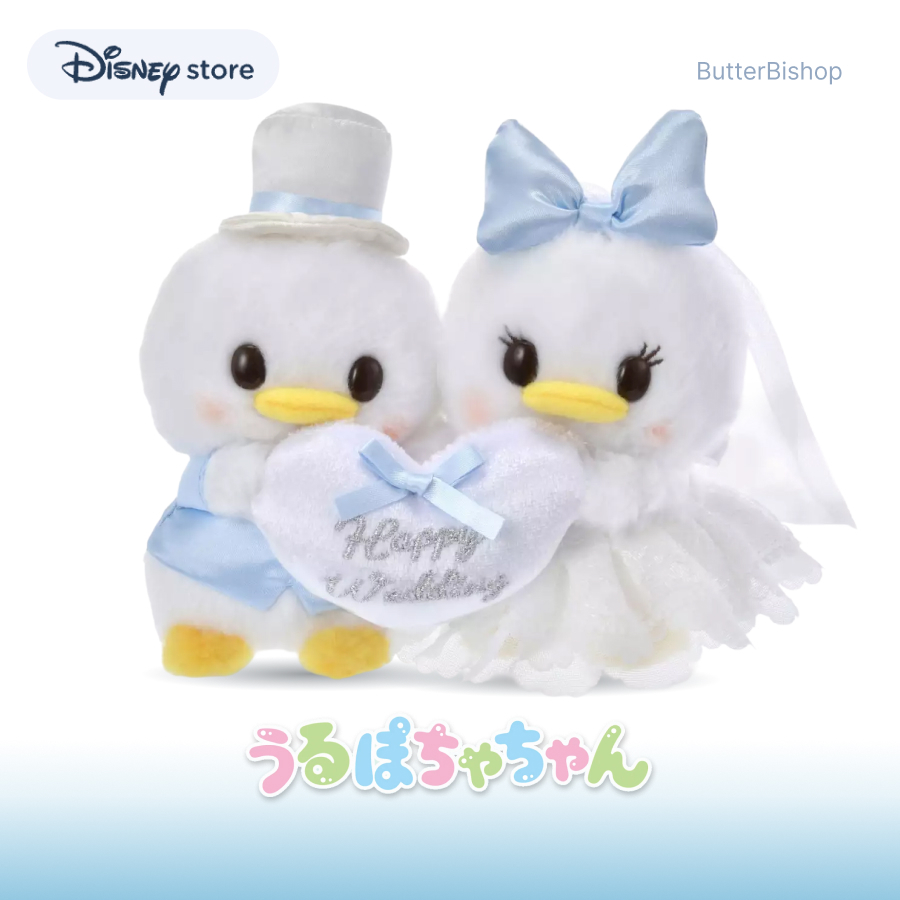 (กำลังเข้า กดจองได้) 🇯🇵 ตุ๊กตาไซส์เล็ก ดิสนีย์ โดนัลด์ เดซี่ แต่งงาน | Disney Urupocha-chan Donald &
