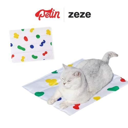 Zeze ที่นอนแมวเย็น ลายโมเดิร์น เบาะเย็นหมาแมว คลายร้อน
