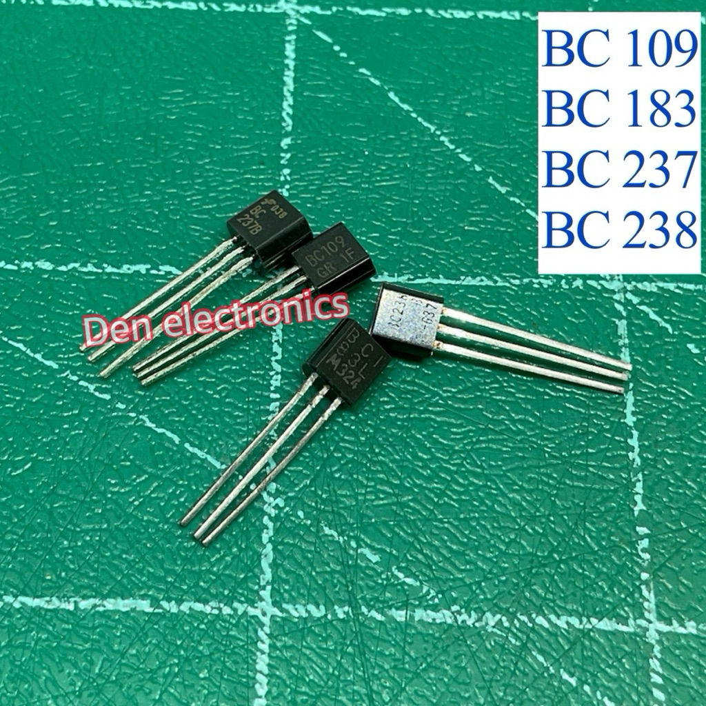 ราคาแพ็ค5ตัว ทรานซิสเตอร์ TO92 BC109 BC183  BC237 BC238