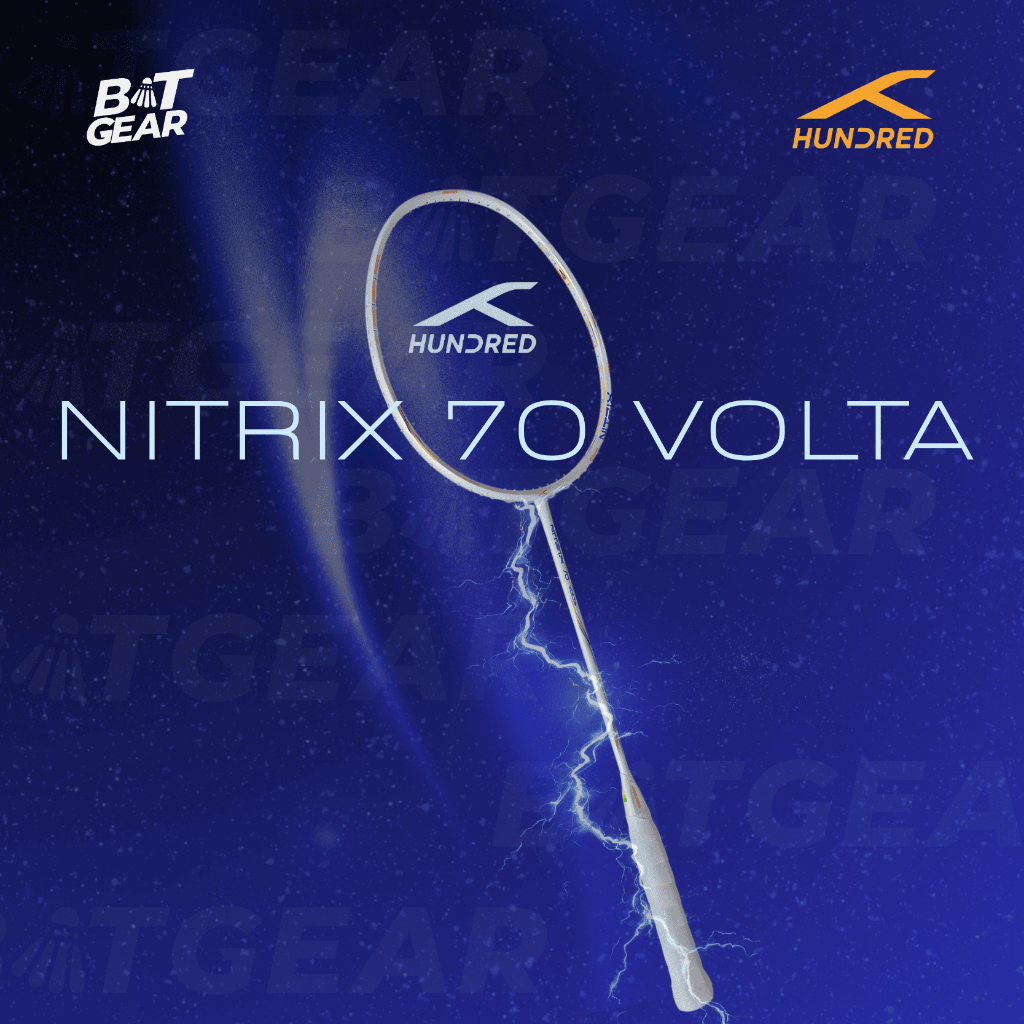 ไม้แบดมินตัน Hundred รุ่น NITRIX 70 VOLTA ***ของแท้ประกันไทย***