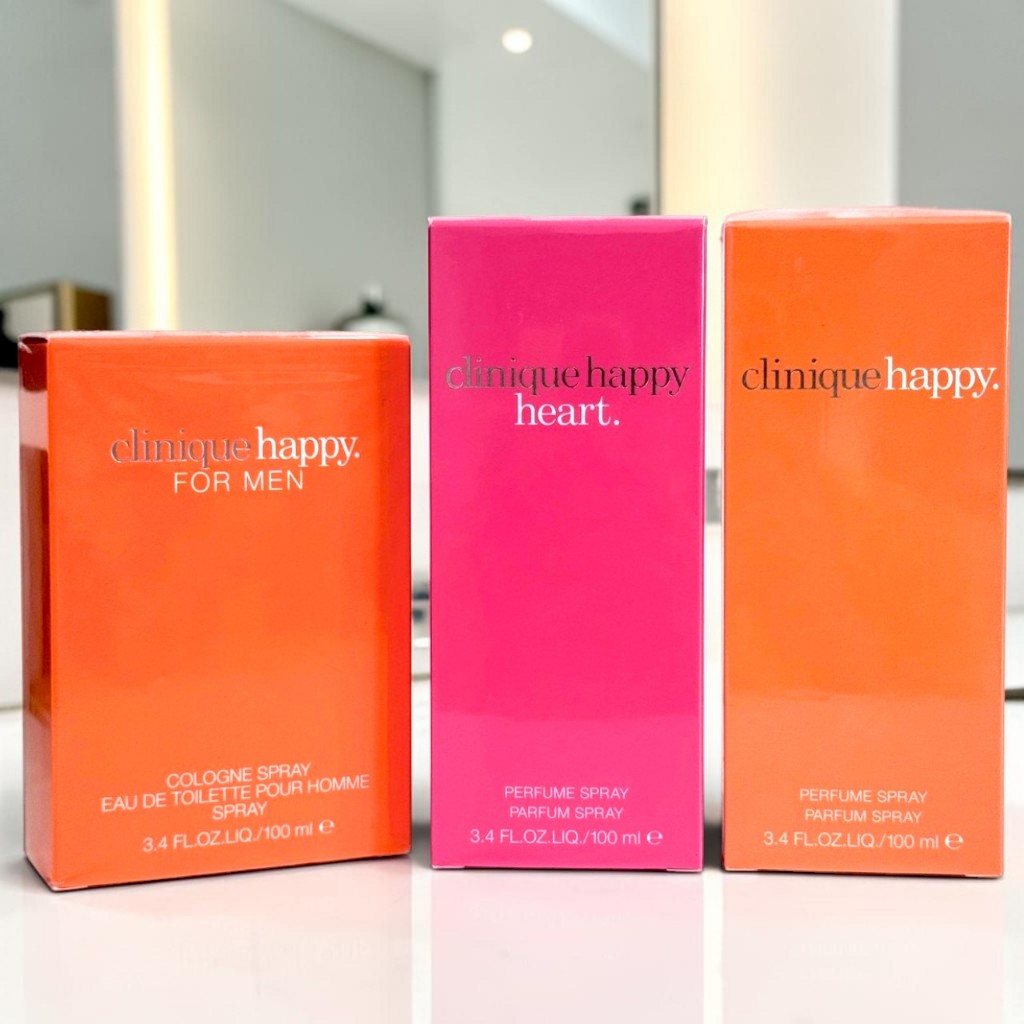 น้ำหอม Clinique Happy และ Happy Heart มีกลิ่นและขนาดให้เลือก