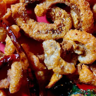 ถุงใหญ่400g. น้ำพริกหมูกระจก มะเดี่ยววับวาว ชิ้นใหญ่ แซ่บ เปรี้ยวเผ็ดสะใจ