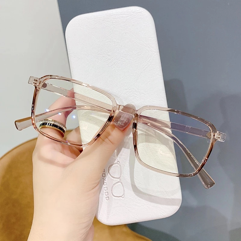[จัดส่งในกทม] 👓แว่นอ่านหนังสือสไตล์ทันสมัย👓 +100~400° แว่นป้องกันแสงสีฟ้า กรอบแว่นขนาดใหญ่ แว่นตาแฟชั่นสไตล์เกาหลี LH124