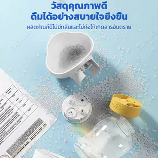 ถ้วยน้ำดื่มสัตว์เลี้ยงกลางแจ้ง ถ้วยสุนัขและแมว ขวดน้ำดื่มสัตว์เลี้ยงแบบพกพา ถ้วยน้ำแมว น้ำดื่มเก็บเมล็ดพืชสามารถ