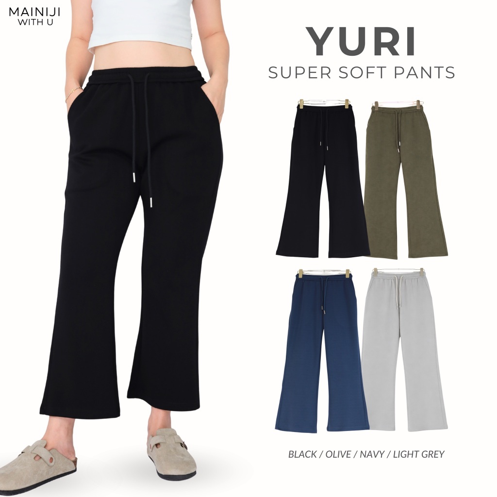 YURI - Super soft pants ✨กางเกงที่ออกแบบมาให้ดูดีโดยไม่ต้องแต่งตัวเยอะ ใส่สบายตลอดทั้งวัน