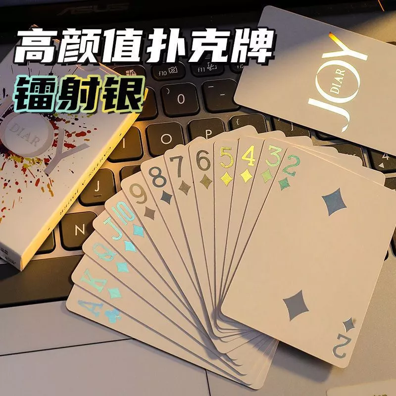 JZ การ์ดเกมโป๊กเกอร์ลายการ์ตูน ไพ่ poker โป๊กเกอร์