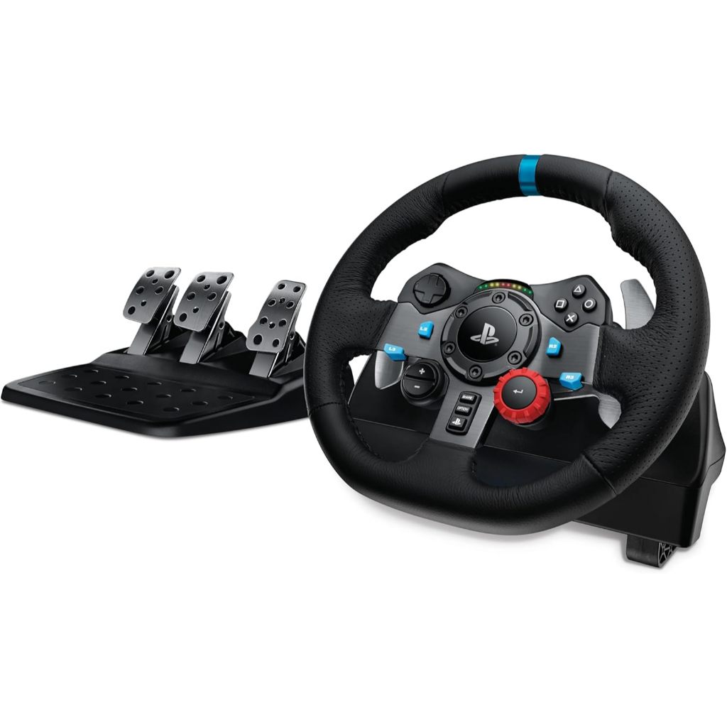Logitech G29 Driving Force Racing Wheel and Floor Pedals, Real Force Feedback