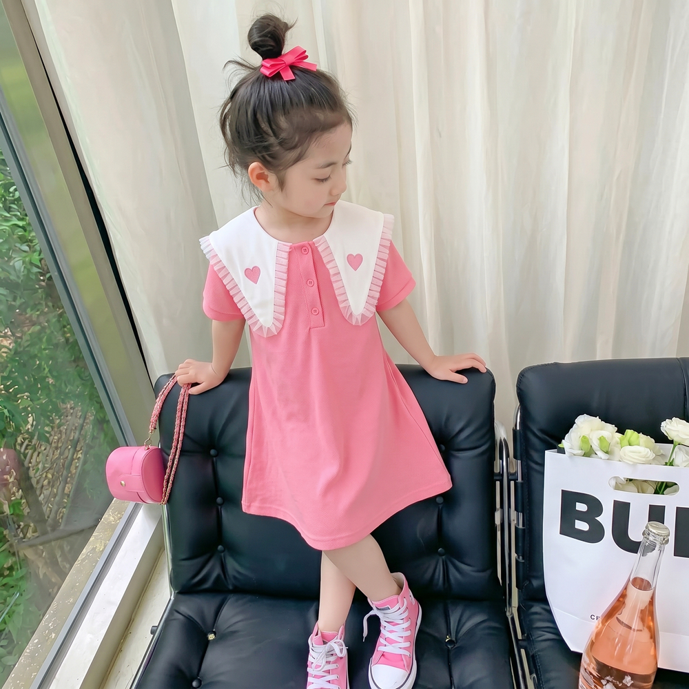 PRINCESS KESLI ชุดเดรส แฟชั่นฤดูร้อน สไตล์เกาหลี สําหรับเด็กผู้หญิง อายุ 1-9 ปี รูปที่ 5
