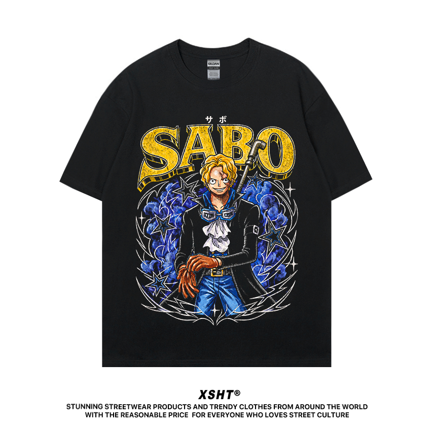 🔥พร้อมส่ง🔥 เสื้อ One Piece : Sabo Tee (OP13-120) - Black (สีดำ) by XSHT