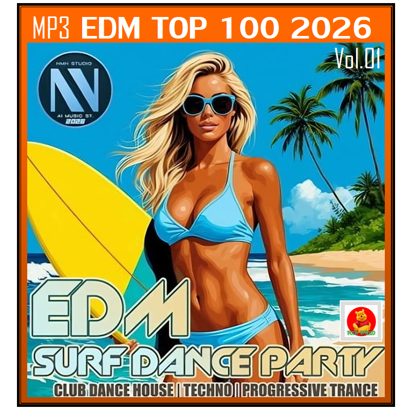 แฟลชไดร์ฟเพลง-EDM TOP 100 ใหม่ล่าสุด 2026 Vol.01(ใช้ในรถยนต์ได้ รายชื่อเพลงปกหลังสไลด์รูปดูได้)