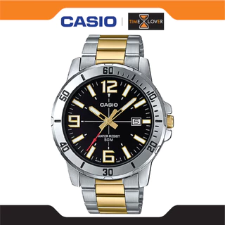 CASIO รุ่น MTP-VD01SG-1BV แท้ 100% ประกันศูนย์ สไตล์สปอร์ต เรือนผู้ชาย สองกษัตริย์ กันน้ำได้ 50