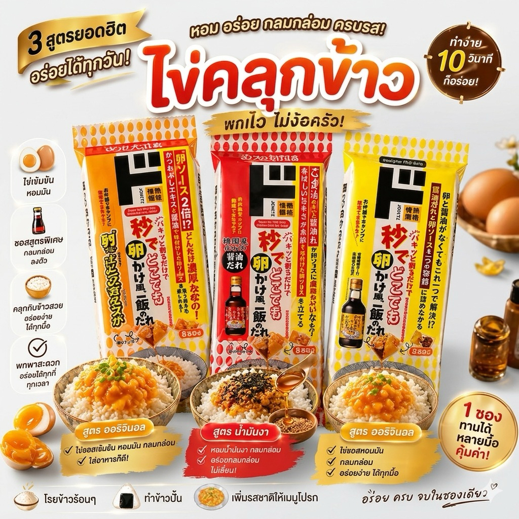 ซอสไข่แดงโชยุ ตัวดังจากญี่ปุ่นที่ #Donki 🥚🇯🇵