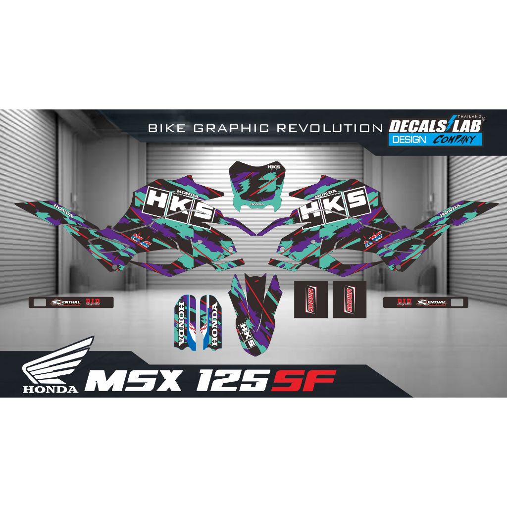 MSX 125 SF ลายแต่งเต็มคัน