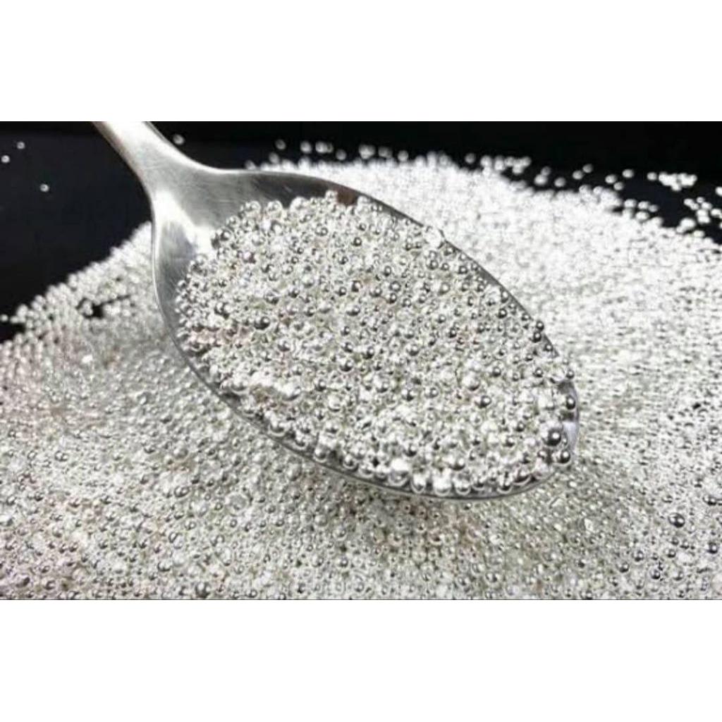 เม็ดเงิน 99.99% น้ำหนัก 1กรัม Fine silver grains 1g
