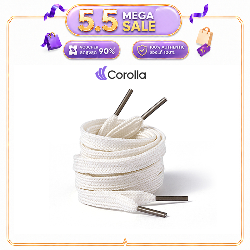 Corolla shoes Laces รองเท้าผู้หญิง รองเท้าผู้ชาย เชือกรองเท้า