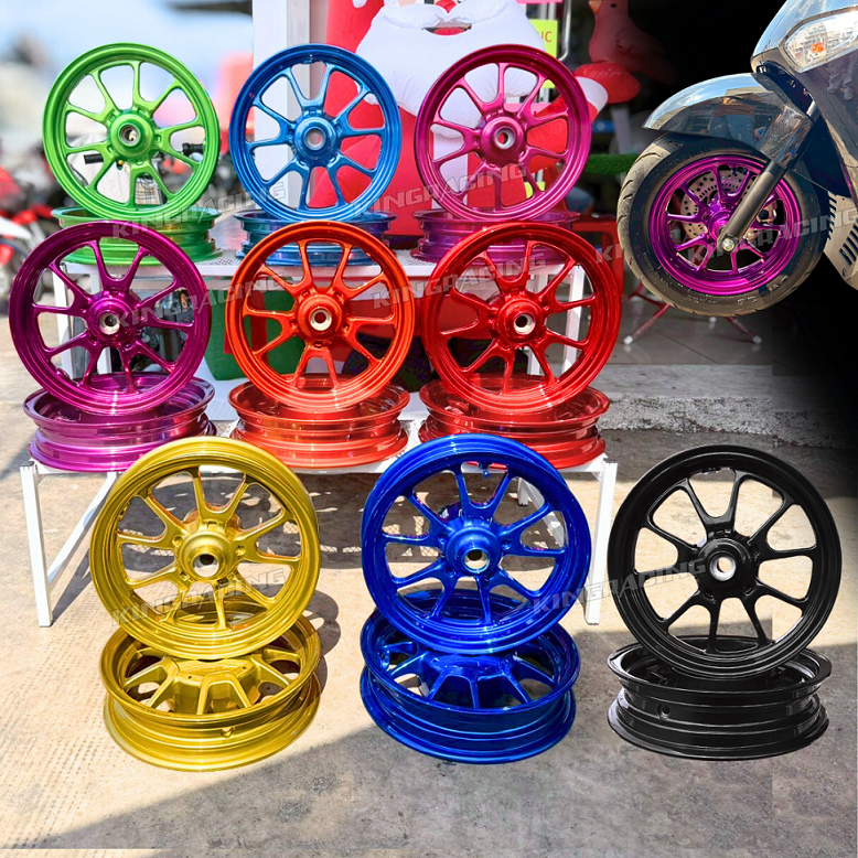 ล้อเดิม GIORNO ทำสี พาวเดอร์โค้ด ราคา1คู่ ล้อเดิมแท้ศูนย์HONDA ขอบ12/12  พร้อมส่ง สีสวยชัด ล้อเดิมจีออโน่