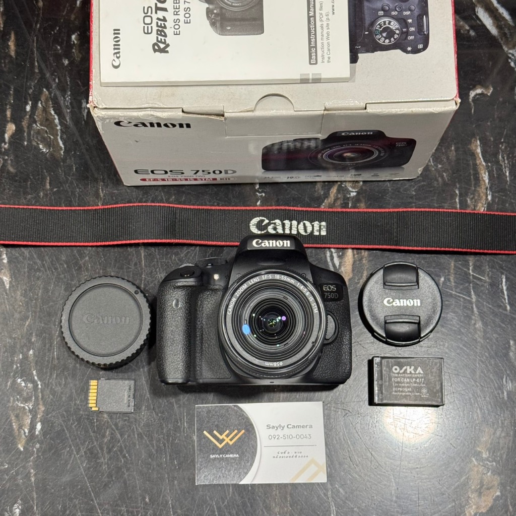 กล้องถูก canon 750d พร้อมจัดส่ง