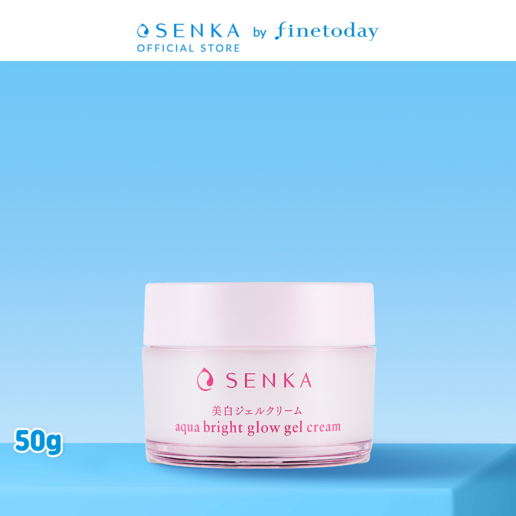SENKA เซนกะ อควา ไบรท์ โกลว์ เจล ครีม 50 กรัม